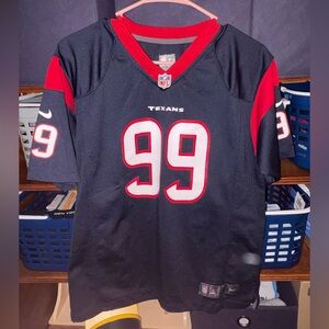 Houston Texans (JJ Watt) Youth L Nike Jersey - Navy/Red/White